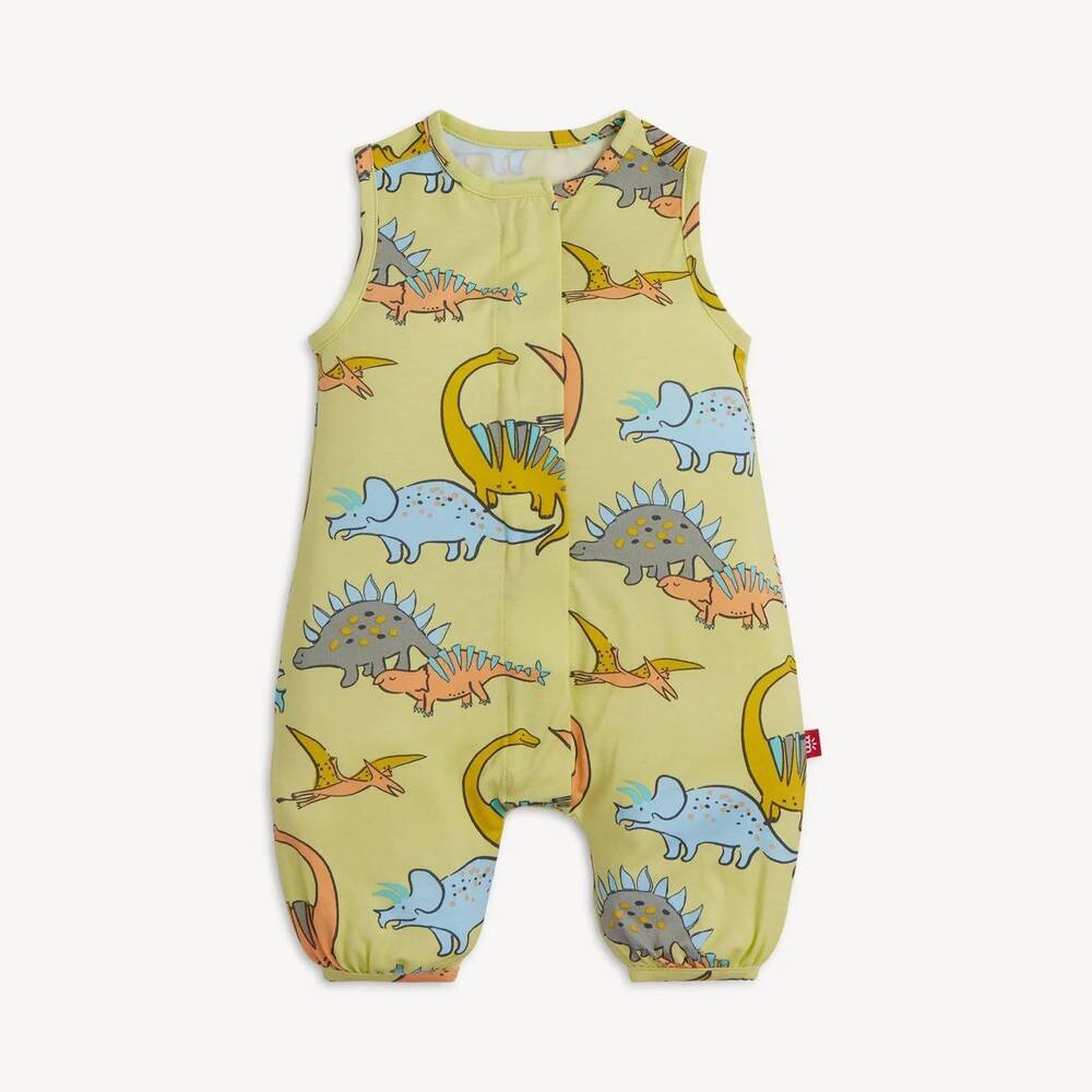 NEW MAGNETIC ME kids' short romper in roar & explore